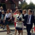Przedstawiciele Powiatu Łódzkiego Wschodniego i Burmistrz Rzgowa