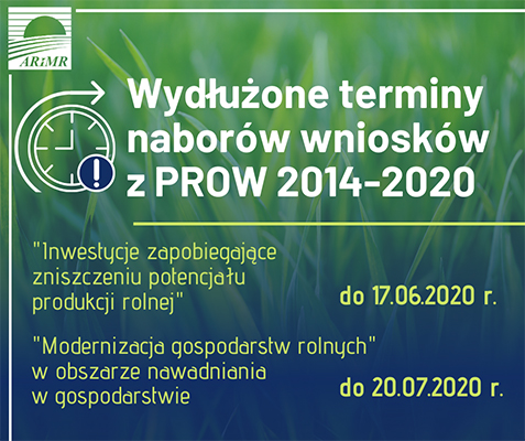 wydłużone terminy nabory wniosków