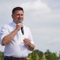 Otwarcie jubileuszowego 70-tego Centralnego Zlotu Turystów Kolarzy PTTK w Lisowicach