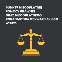 Punkty Nieodpłatnego Poradnictwa