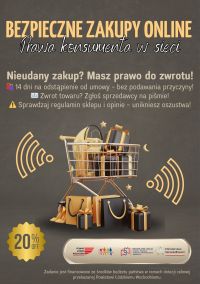 E-plakat Łódzki wschodni- Bezpieczne zakupy