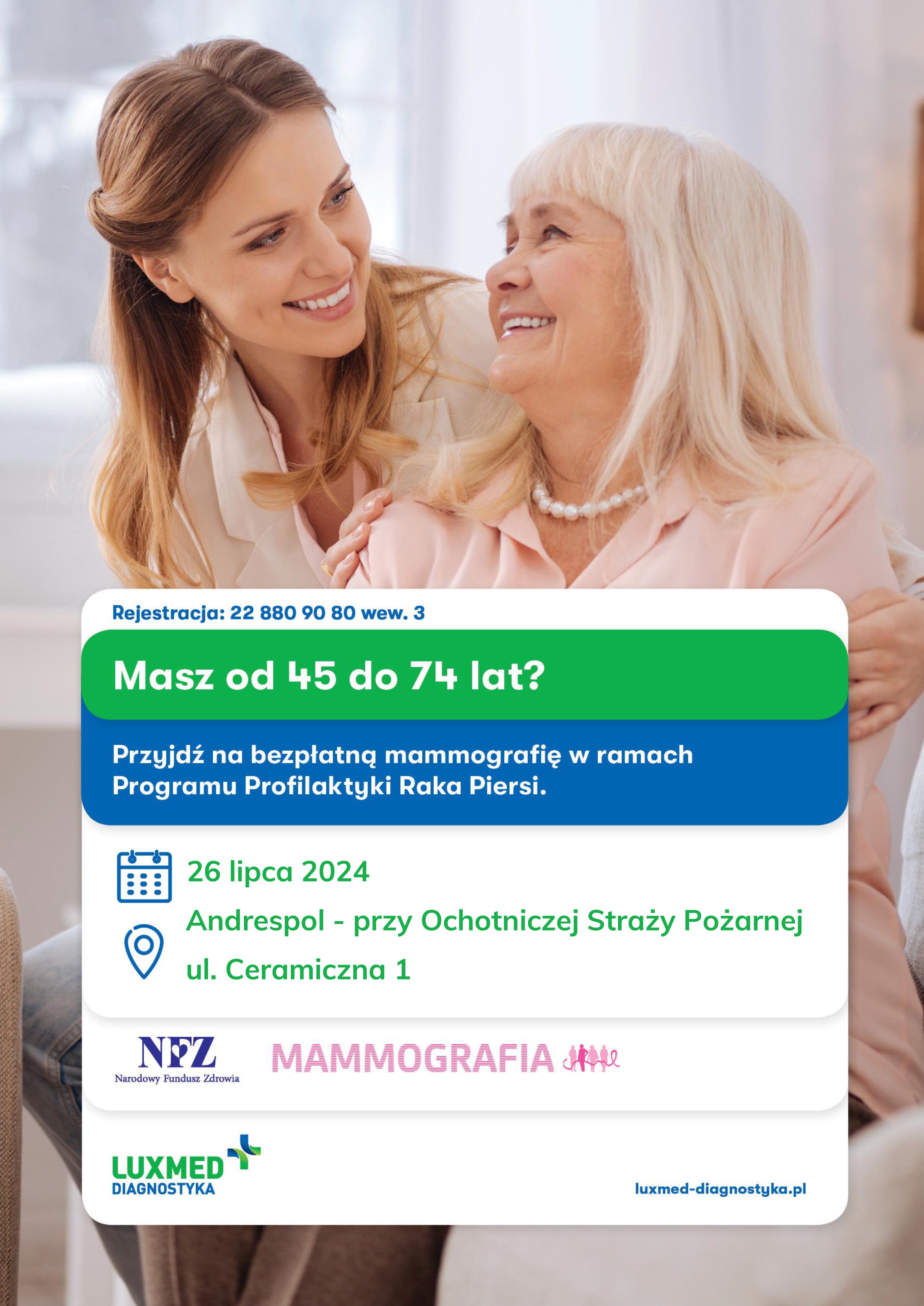 Mammografia w Powiecie Łódzkim Wschodnim