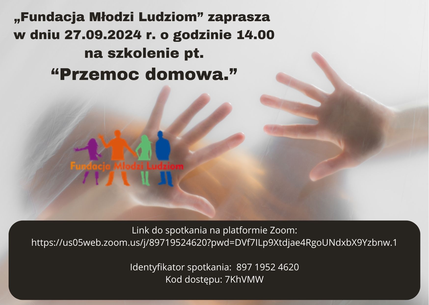 Szkolenie on-line pt. "Przemoc domowa" - problemy techniczne