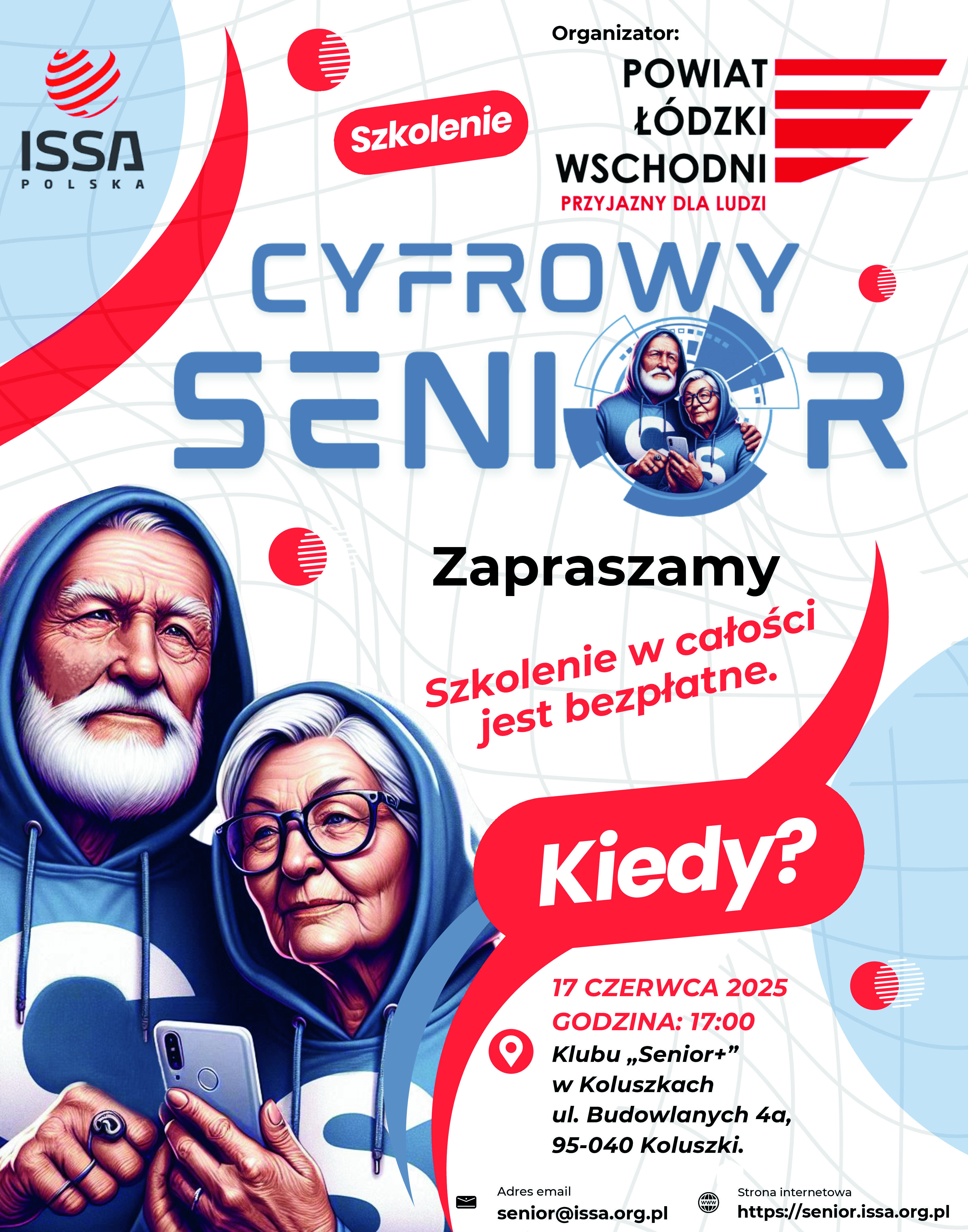 "Cyfrowy senior" - bezpłatne szkolenie dla seniorów