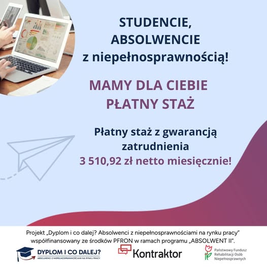 Projekt „Dyplom i co dalej? Skontaktuj się z nami