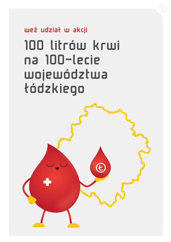 Akcja "100 litrów krwi na 100 lecie województwa łódzkiego"