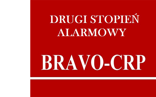 Stopień alarmowy BRAVO - CRP