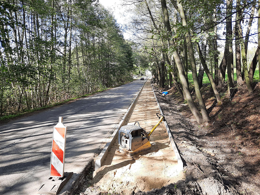 Powstaje kolejny chodnik w Powiecie Łódzkim Wschodnim